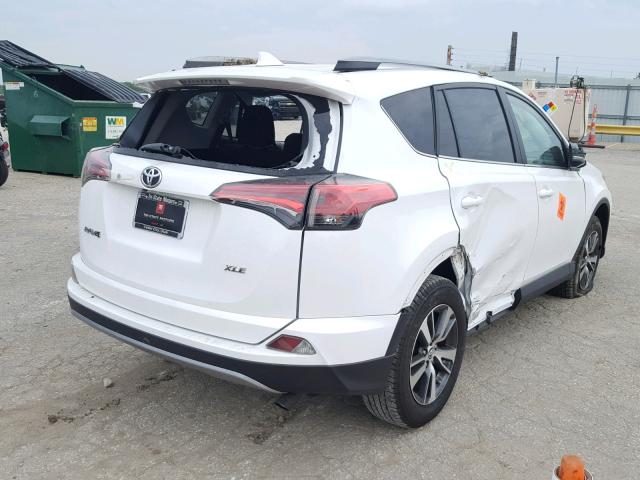 2T3RFREV0JW701925 - 2018 TOYOTA RAV4 ADVEN WHITE photo 4