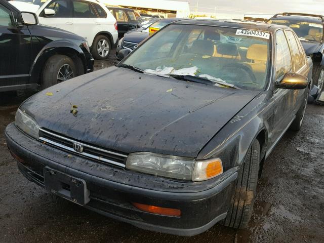 1HGCB7673PA058095 - 1993 HONDA ACCORD BLACK photo 2