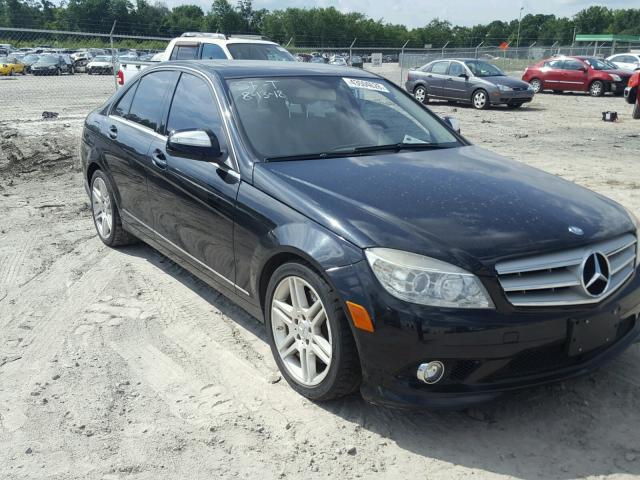 WDDGF56X39R045527 - 2009 MERCEDES-BENZ C 350 BLACK photo 9