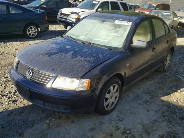 WVWPD63B3XE456882 - 1999 VOLKSWAGEN PASSAT GLX 蓝色 照片 2
