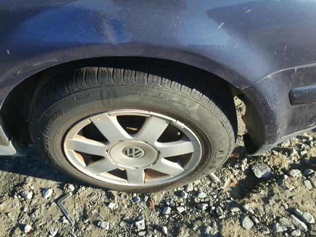 WVWPD63B3XE456882 - 1999 VOLKSWAGEN PASSAT GLX 蓝色 照片 9
