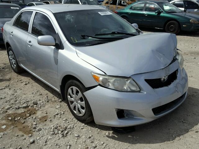 1NXBU4EE3AZ309864 - 2010 TOYOTA COROLLA SILVER photo 1