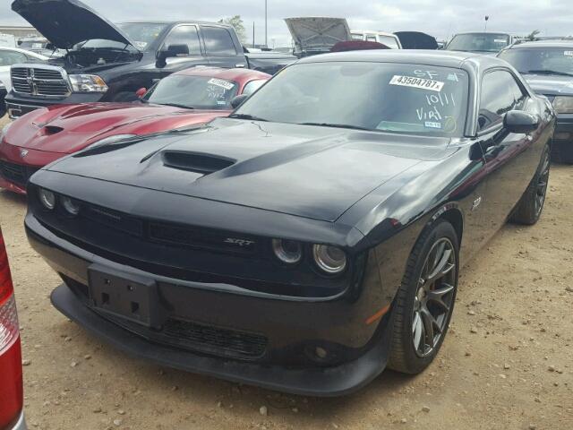 2C3CDZDJXGH118396 - 2016 DODGE CHALLENGER BLACK photo 2