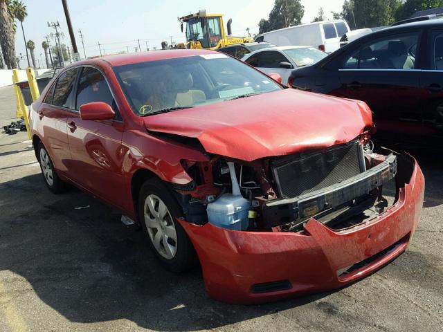 4T4BE46KX8R016240 - 2008 TOYOTA CAMRY CE RED photo 1