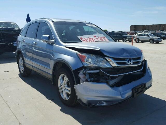 5J6RE3H7XAL051219 - 2010 HONDA CR-V BLUE photo 1