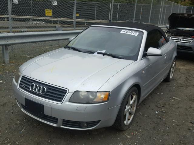 WAUDT48H46K008073 - 2006 AUDI A4 QUATTRO GRAY photo 2