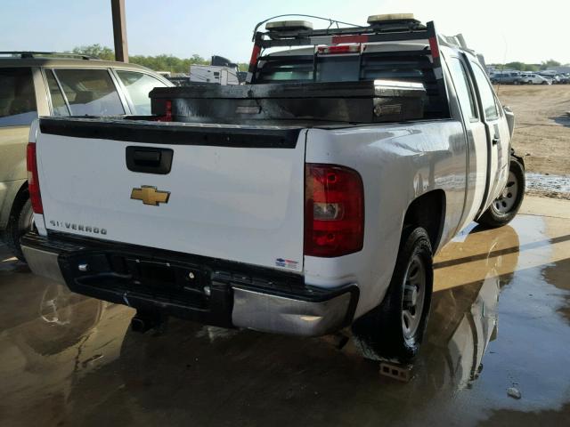 1GCEC19C49Z281356 - 2009 CHEVROLET SILVERADO WHITE photo 4