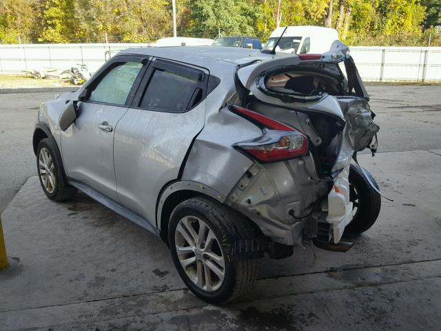 JN8AF5MV8GT654232 - 2016 NISSAN JUKE S SILVER photo 3