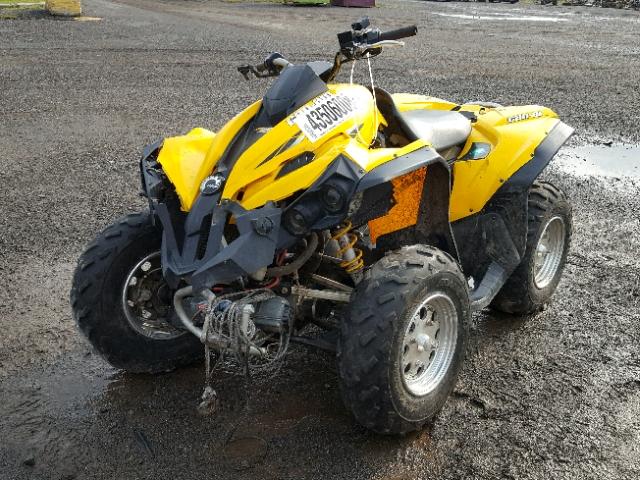 2BVHGCH137V001186 - 2007 CAN-AM RENEGADE 8 YELLOW photo 2