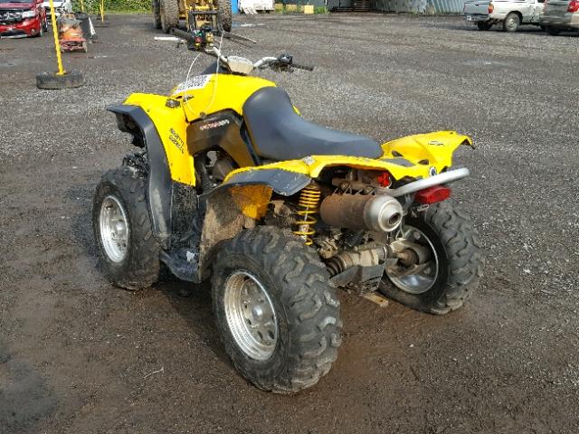 2BVHGCH137V001186 - 2007 CAN-AM RENEGADE 8 YELLOW photo 3