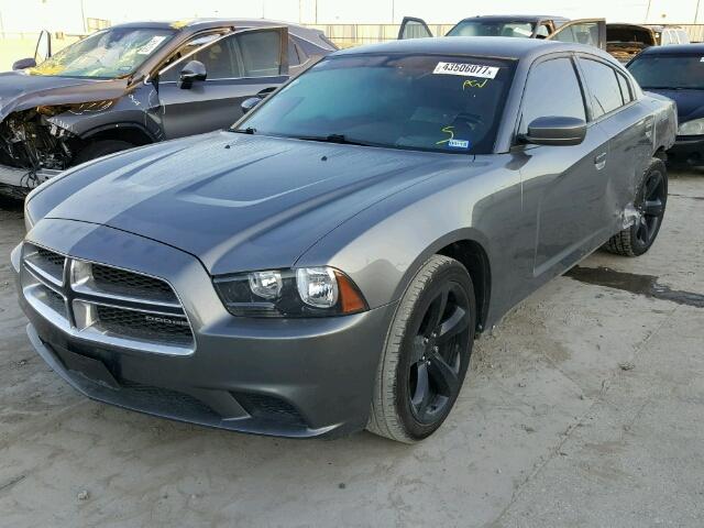 2B3CL3CG2BH552582 - 2011 DODGE CHARGER CHARCOAL photo 2