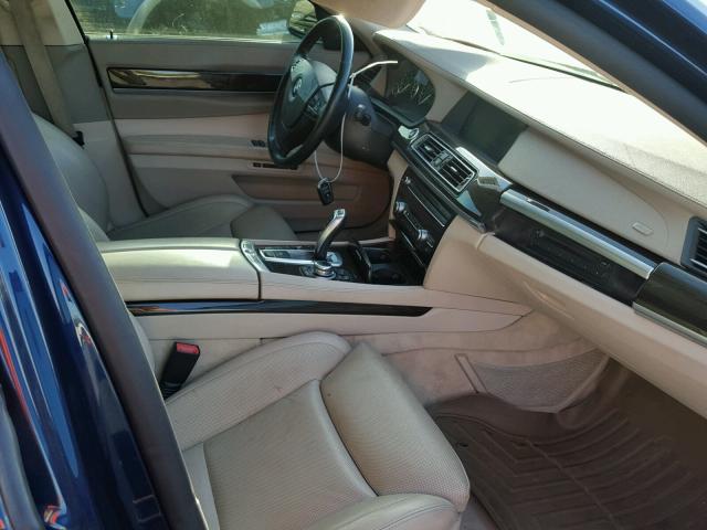 WBAKC8C57AC430790 - 2010 BMW 750 BLUE photo 5