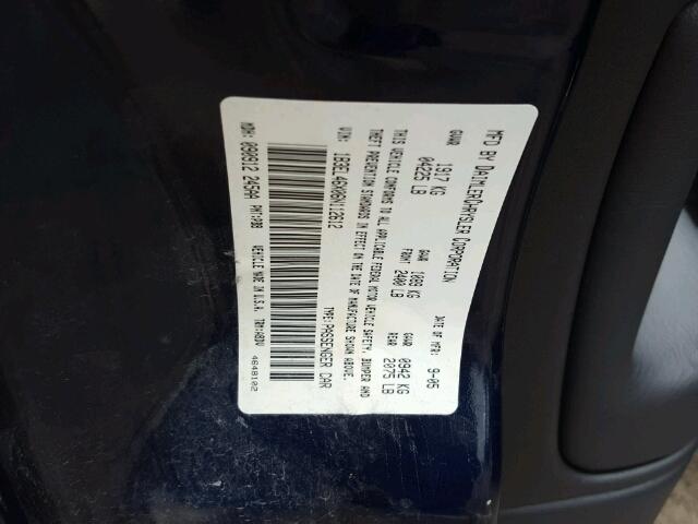 1B3EL46X06N112612 - 2006 DODGE STRATUS SX BLUE photo 10