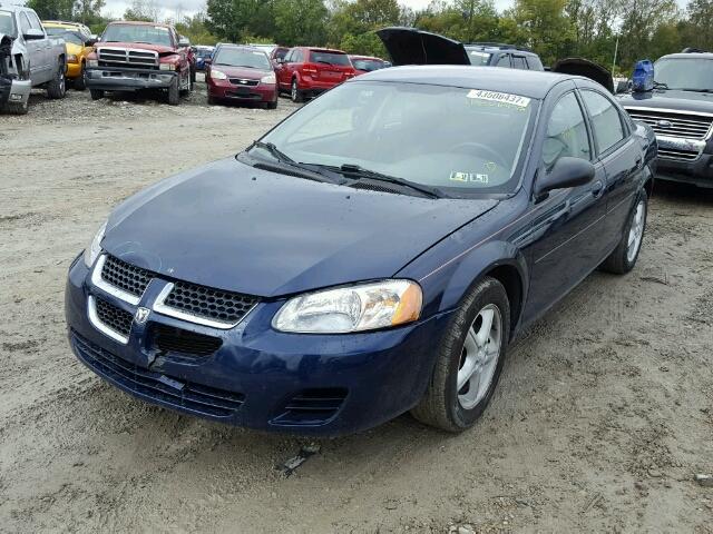 1B3EL46X06N112612 - 2006 DODGE STRATUS SX BLUE photo 2