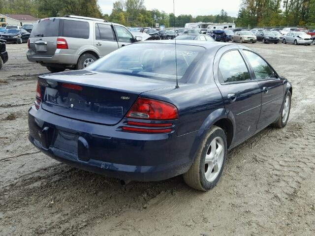 1B3EL46X06N112612 - 2006 DODGE STRATUS SX BLUE photo 4