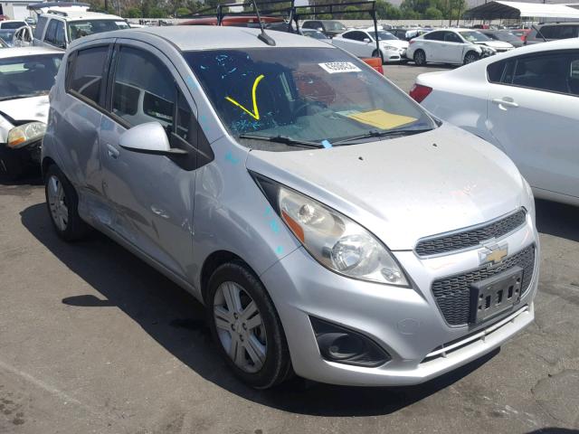 KL8CA6S93EC561820 - 2014 CHEVROLET SPARK LS SILVER photo 1