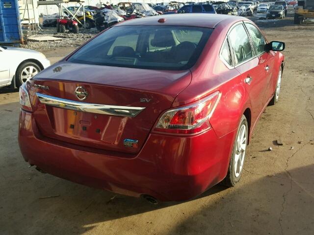 1N4AL3AP4DC106180 - 2013 NISSAN ALTIMA 2.5 RED photo 4