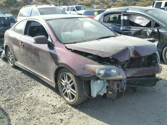 JTKDE177450003284 - 2005 TOYOTA SCION TC MAROON photo 1