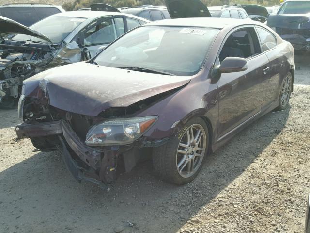 JTKDE177450003284 - 2005 TOYOTA SCION TC 栗色 照片 2