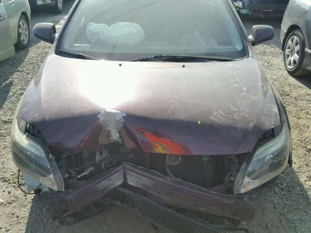 JTKDE177450003284 - 2005 TOYOTA SCION TC 栗色 照片 7