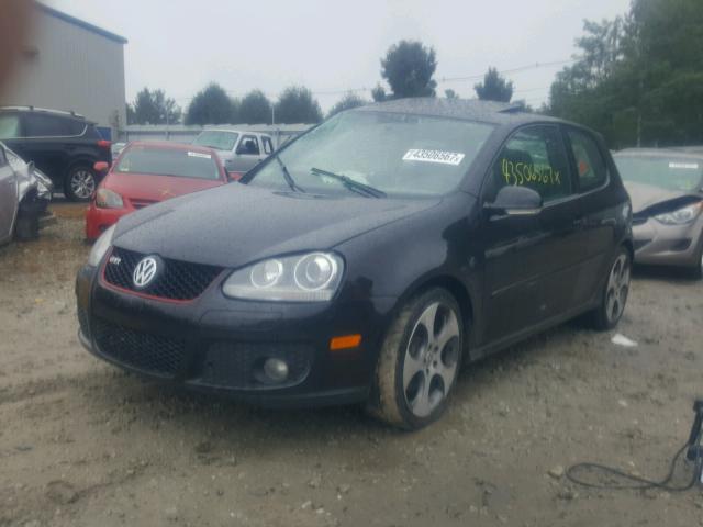 WVWEV71K49W015143 - 2009 VOLKSWAGEN GTI BLACK photo 2