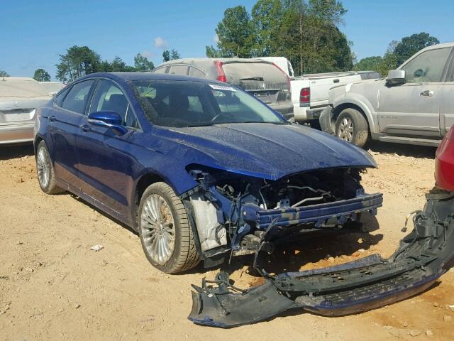 3FA6P0D99ER206896 - 2014 FORD FUSION TIT BLUE photo 1