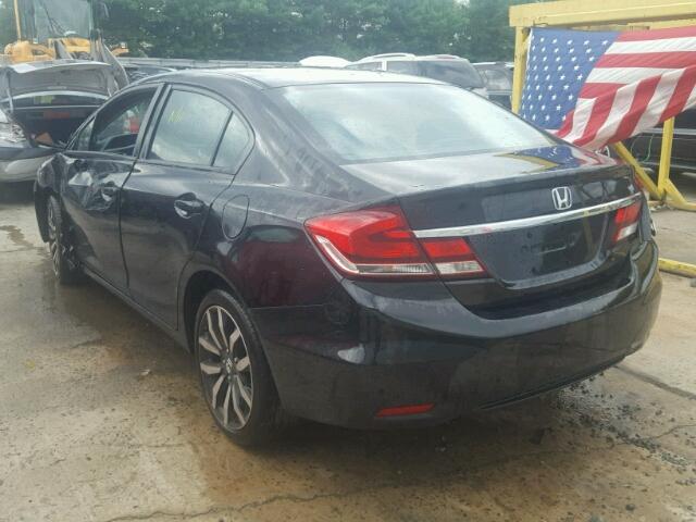 19XFB2F94FE249116 - 2015 HONDA CIVIC EXL 黑色 照片 3
