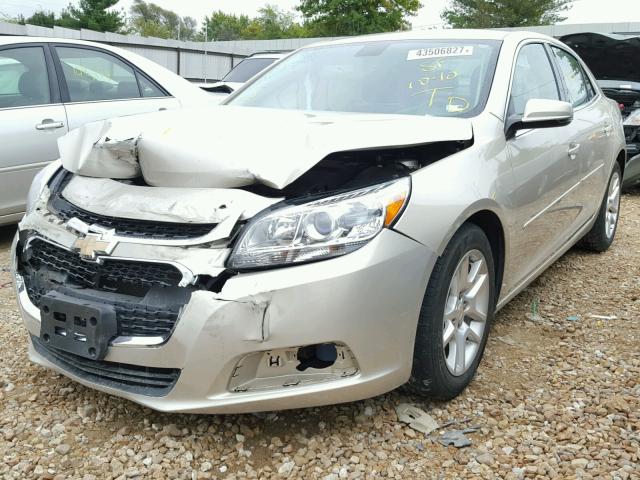 1G11C5SL4FF235080 - 2015 CHEVROLET MALIBU 1LT GOLD photo 2