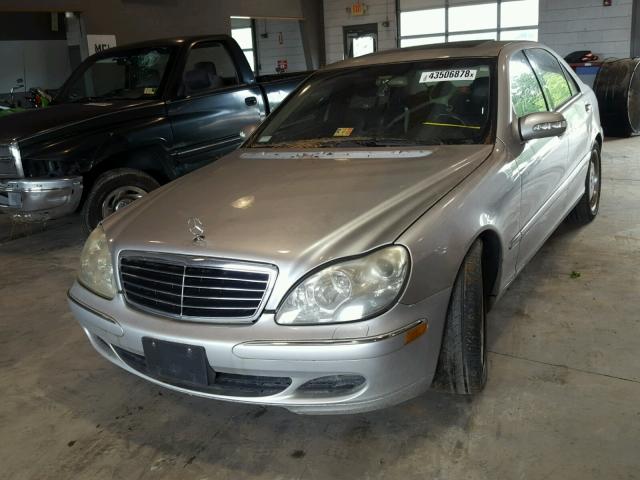 WDBNG84J53A372739 - 2003 MERCEDES-BENZ S 500 4MAT SILVER photo 2