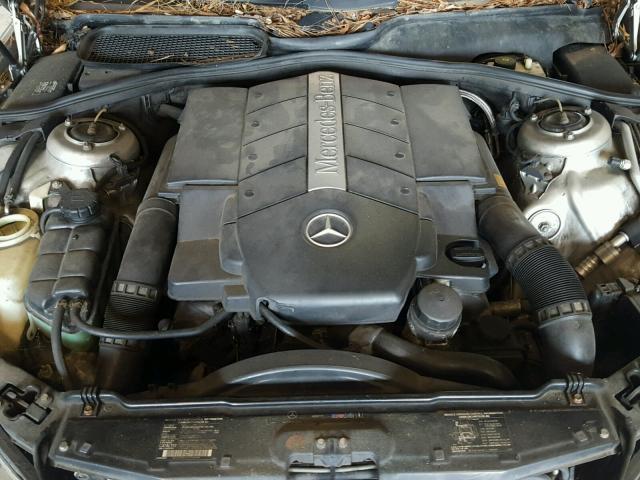 WDBNG84J53A372739 - 2003 MERCEDES-BENZ S 500 4MAT SILVER photo 7