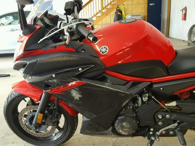 JYARJ18E9FA013984 - 2015 YAMAHA FZ6 R RED photo 9