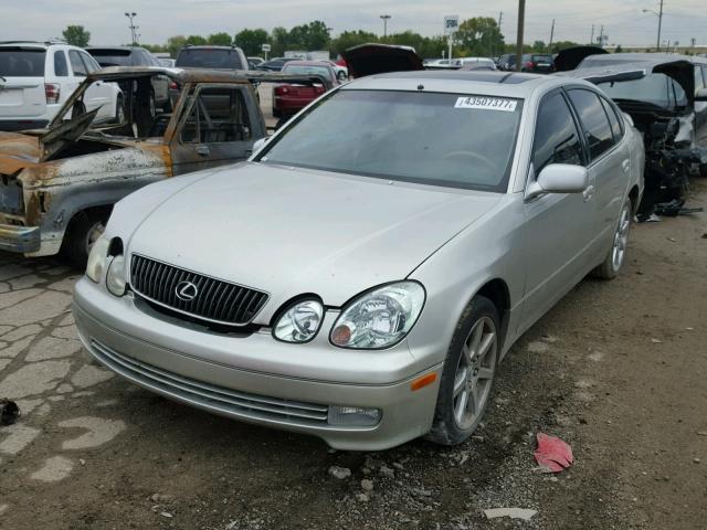 JT8BL69S240015630 - 2004 LEXUS GS SILVER photo 2