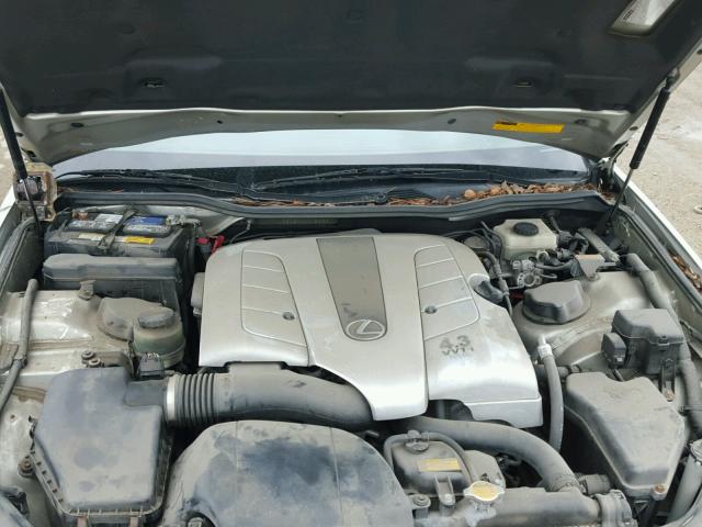 JT8BL69S240015630 - 2004 LEXUS GS Plata foto 7