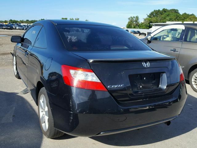 2HGFG11928H563228 - 2008 HONDA CIVIC EXL 黑色 照片 3