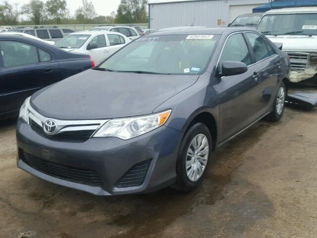 4T1BF1FK8EU377824 - 2014 TOYOTA CAMRY L GRAY photo 2