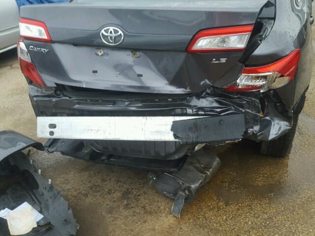 4T1BF1FK8EU377824 - 2014 TOYOTA CAMRY L GRAY photo 9