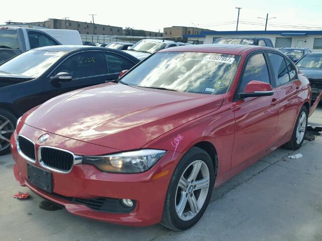 WBA3B5C55EP540080 - 2014 BMW 328 XI SUL RED photo 2