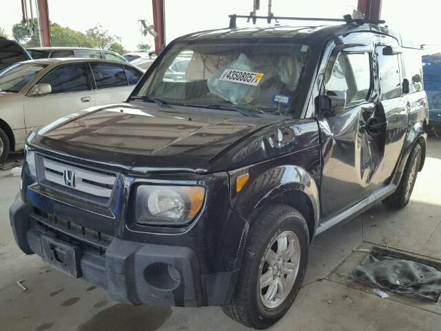 5J6YH28768L014269 - 2008 HONDA ELEMENT BLACK photo 2