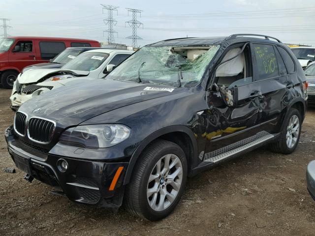 5UXZV4C50BL403015 - 2011 BMW X5 XDRIVE3 BLACK photo 2