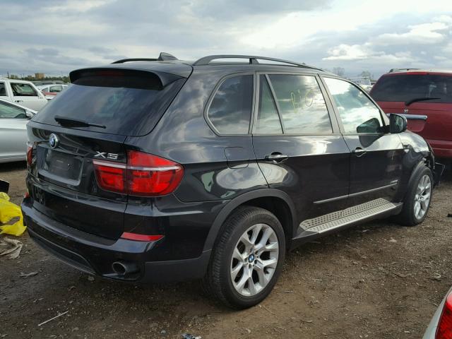 5UXZV4C50BL403015 - 2011 BMW X5 XDRIVE3 BLACK photo 4