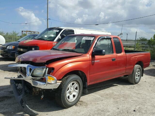 5TEVL52N13Z167829 - 2003 TOYOTA TACOMA XTR RED photo 2