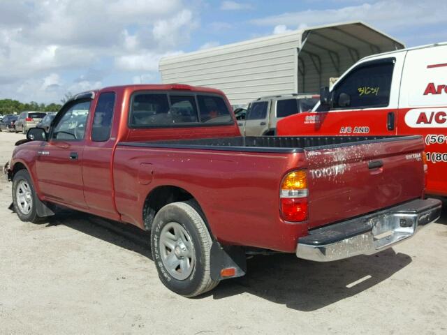 5TEVL52N13Z167829 - 2003 TOYOTA TACOMA XTR RED photo 3