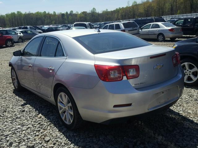 1G11H5SA6DF310018 - 2013 CHEVROLET MALIBU LTZ 银色 照片 3