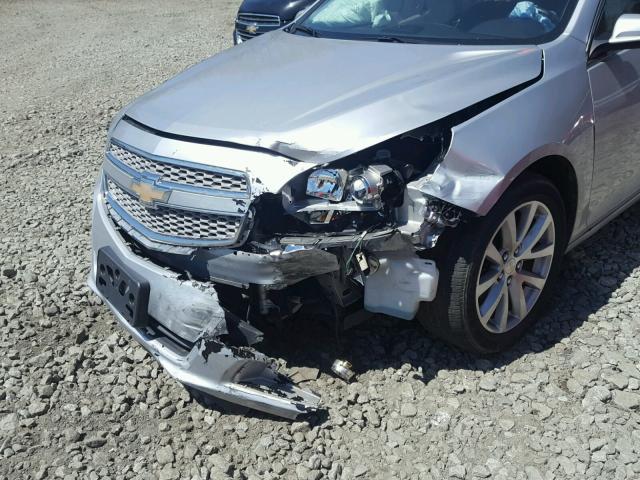 1G11H5SA6DF310018 - 2013 CHEVROLET MALIBU LTZ 银色 照片 9