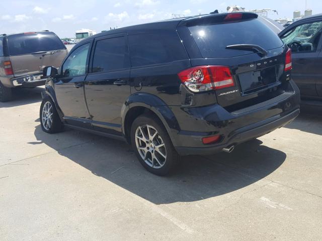 3C4PDCEG9JT379997 - 2018 DODGE JOURNEY GT BLACK photo 3