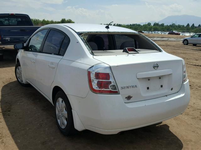 3N1AB61E98L674628 - 2008 NISSAN SENTRA 2.0 WHITE photo 3