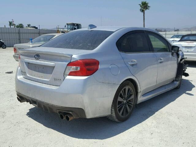 JF1VA1D67F9810887 - 2015 SUBARU WRX PREMIU SILVER photo 4