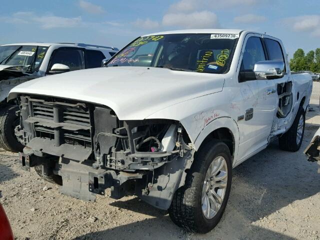 1C6RR6PT8ES211904 - 2014 RAM 1500 LONGH WHITE photo 2