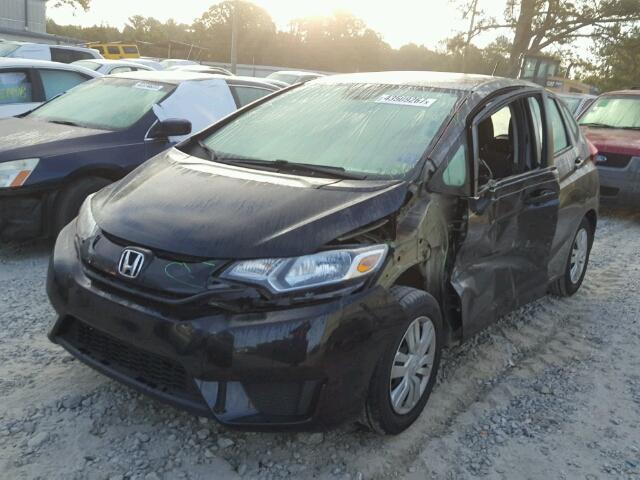 3HGGK5G59FM720816 - 2015 HONDA FIT BLACK photo 2