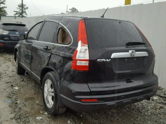 5J6RE3H59AL040839 - 2010 HONDA CR-V BLACK photo 3